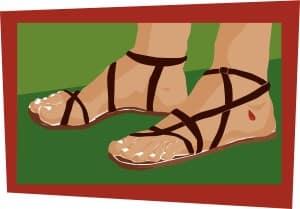 Roman Soldiers Feet