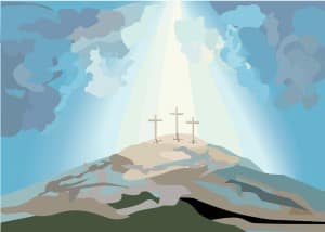 Calvary with Rays