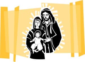 Baby Jesus And Parents