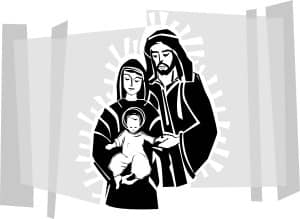 Jesus, Mary and Joseph