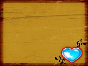 Big Heart in the Corner Christian Background