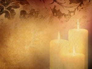 Three Candles Worship Background