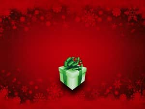 Gift of Christmas Background Slide