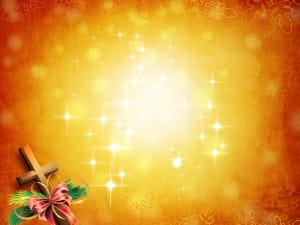 Christmas Cross Worship Background