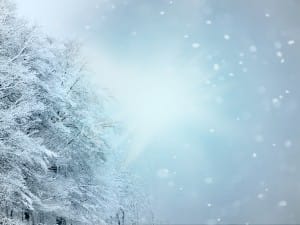 Christmas Snow White Worship Background HD