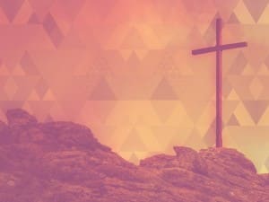 Cross Triangle Prism Christian Stock Photography