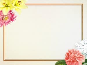 Floral Mohter's Day Worship Background