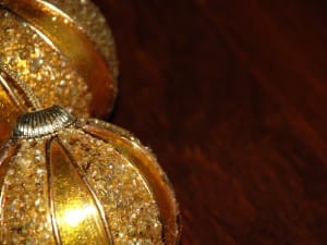 Two Golden Ornaments