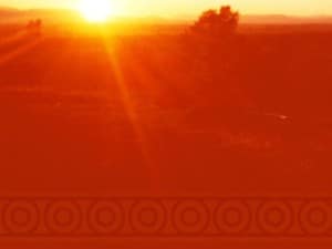 Glowing Sunrise Christian Background