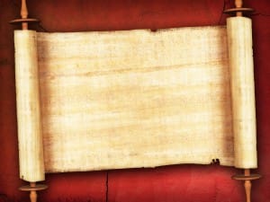 Paper Scroll Worship Background Slide