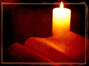 Candle Worship Background