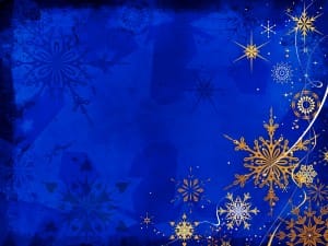 Winter Snowflake Background Slide