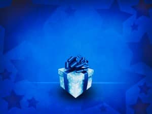Christmas Gift Background Slide