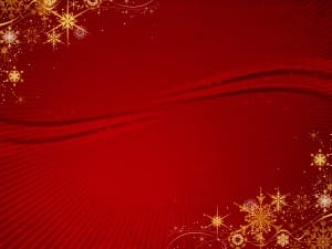 Gold Snowflake Christmas Background