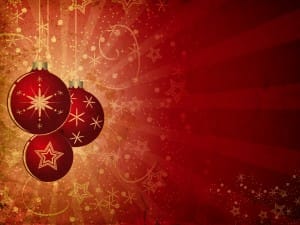 Christmas Ornament Background Slide