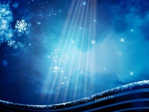 Snow Worship Background