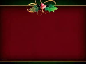 Christmas Wreath Background