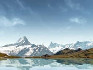 Mountain Landscape Worship Background