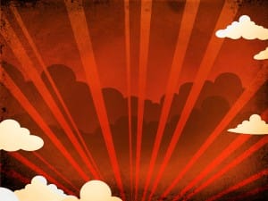 Red Sky Worship Background