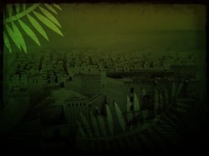 Jerusalem Palm Sunday Worship Background