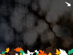 Dark and Leaves Worship Background