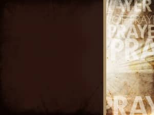 Power of Prayer Worship Background