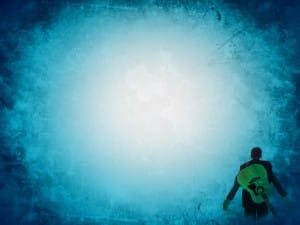 Blue Light Worship Background