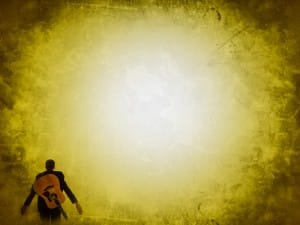 Yellow Light Worship Background