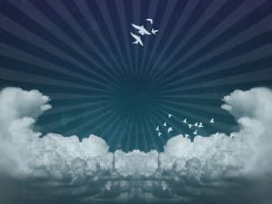Clouds Nature Worship Background