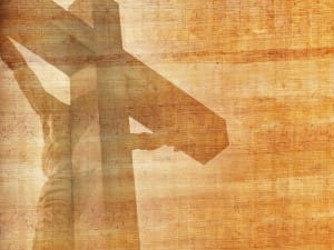 Cross Design Christian Background Wood Grains
