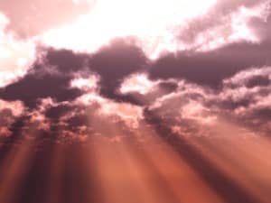 Rays of Light Christian Background