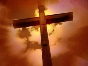 Cross Sky View Christian Stock Photography
