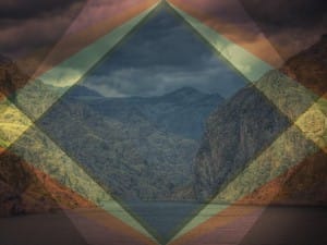 Landscape Diamond Frame Ministry Stock Image