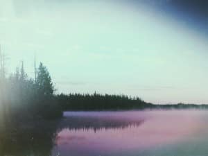 Calm Lake Scene Worship Background