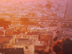 Heavily Populated Suburb Religious Background