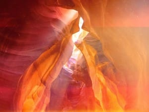 Brilliant Cave Religious Background