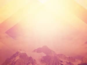 Light of Heaven Mountain Worship Background