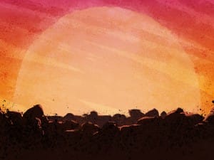 Easter Sunrise Resurrection Worship Background