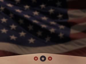American Flag Old Glory Church Background