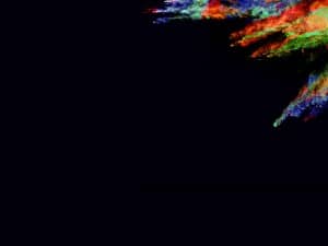 Black Worship Background With Color Splash