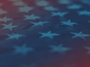 American Flag Stars Church Worship Background