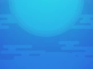 Modern Blue Sun Abstract Worship Background