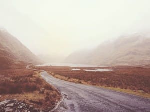 Desert Road Through the Mountains Worship Background