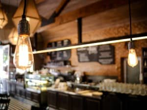 Coffee Shop Ministry Stock Photo