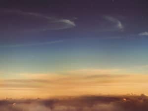 Sky Above the Clouds Worship Background