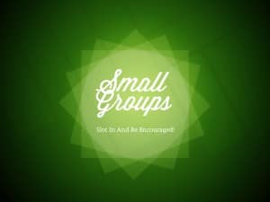 Small Groups Church Event Stills