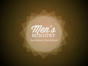 Mens Ministry Church Service Still
