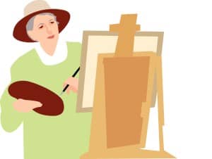 Senior Citizen Painter