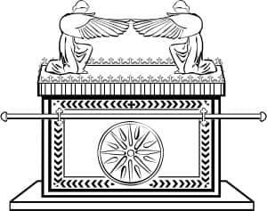 Ark of the Covenant in Black and White