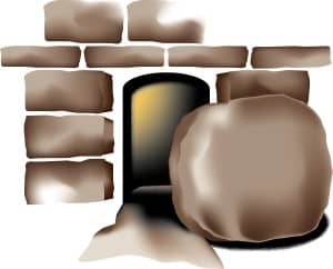 Empty Easter Tomb